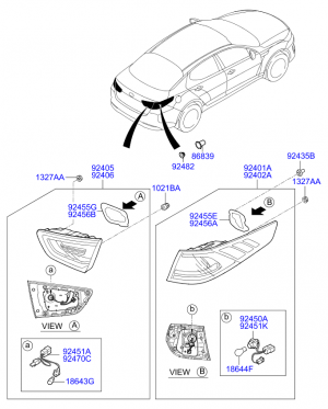 Задняя фара