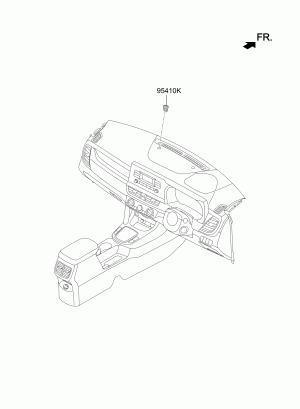 Замок передней двери