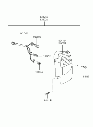 Задняя фара
