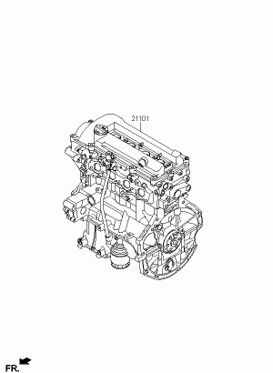 Подрамник двигателя