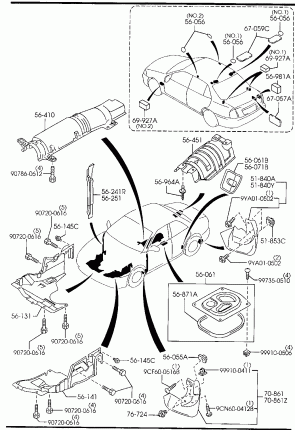 Дефлекторы, брызговики, накладки