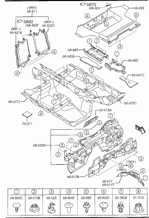 6860A  - FLOOR MATS & PADS