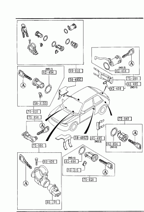 0900A  - KEY SETS (3-DOOR)