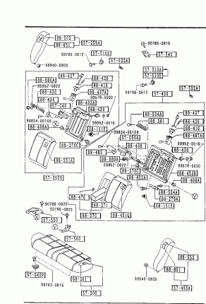 5750   - REAR SEATS (4-DOOR)