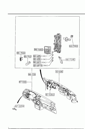 6702 B - WIRING HARNESSES(DASHBOARD) (HATCHBACK)