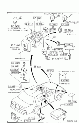 6630   - RELAYS & UNIT (BODY) (SEDAN)