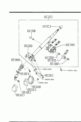 3210   - STEERING COLUMN & SHAFTS