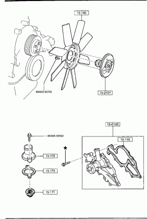 1500B  - COOLING SYSTEM (3000CC)
