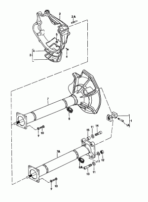 Центр. труба с центр. валом