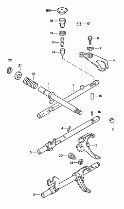 Шток вилки переключ. передач