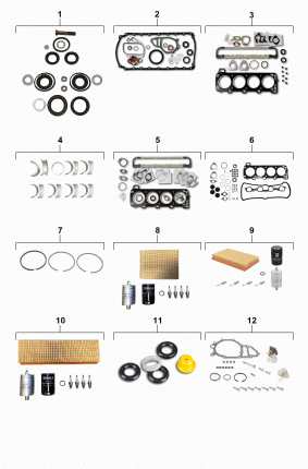 Pемонтные комплекты