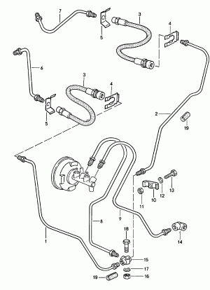 Трубопровод тормозной системы