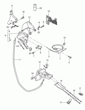 Ножной парковочный тормоз