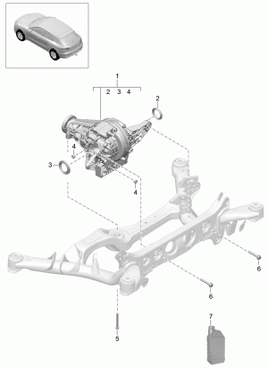 Главная передача заднего моста