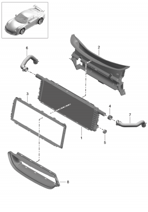 Радиатор охлаждающей жидкости