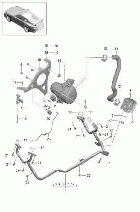 Насос вторичного воздуха
