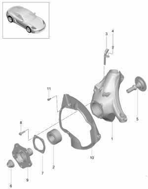 Корпус подшипника ступицы
