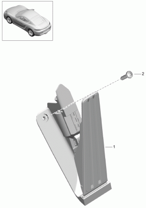 Педали тормоза и акселератора