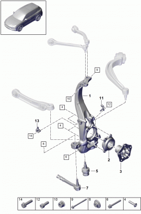 Корпус подшипника ступицы