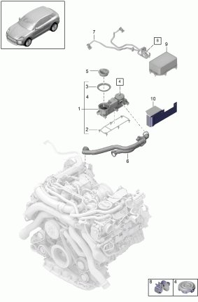 Вентиляция для блока цилиндров