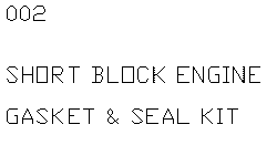 Короткий блок двигателя