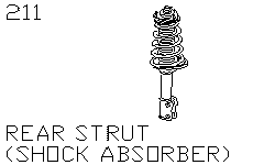 Задний амортизатор