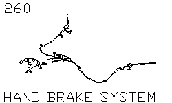 Тросы ручного тормоза