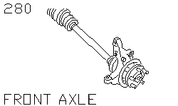 Передняя ось