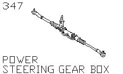 Рулевая рейка с гидроусилителем