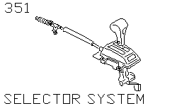 Механизм селектора переключения передач