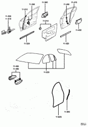 GLASS, DOOR HARDWARE