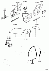 GLASS, DOOR HARDWARE