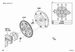 Преобразователь, передний масляный насос (CVT)