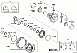 Планетарный механизм (акпп)