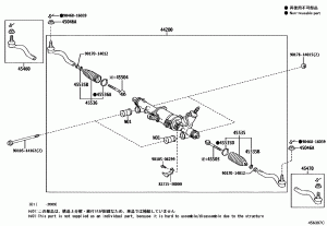 Рейка рулевая