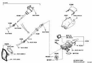 Колонка рулевая