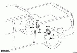 Стояночный тормоз колодки троса. (ручник)