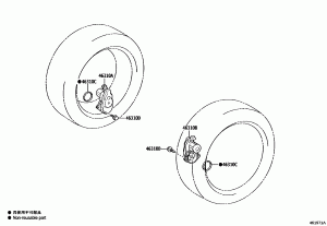 Стояночный тормоз колодки троса. (ручник)