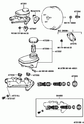 Цилиндр тормозной главный