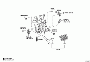 Педаль тормоза