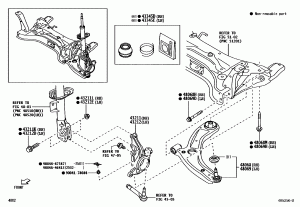 Рычаги, тяги подвески, составляющие