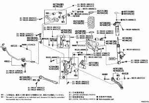Задняя подвеска пружины, амортизаторы