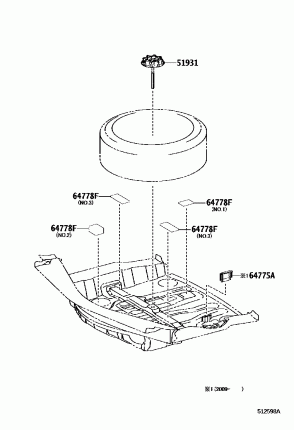 Кронштейн запасного колеса