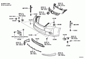 Передний бампер и детали