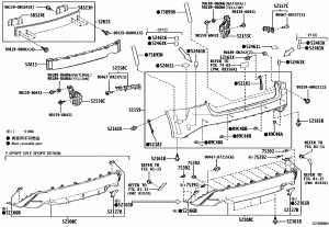 Задний бампер и крепеж