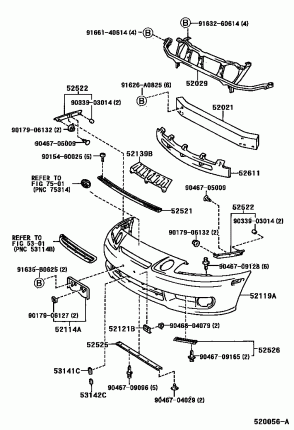 Передний бампер и детали