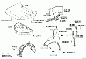 Капот и передние крылья