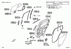 Задняя дверь- панель двери и стекло
