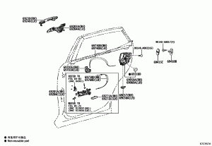 Задняя дверь- замок и ручки