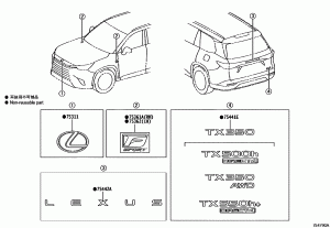 Эмблемы, надписи, информационные таблички